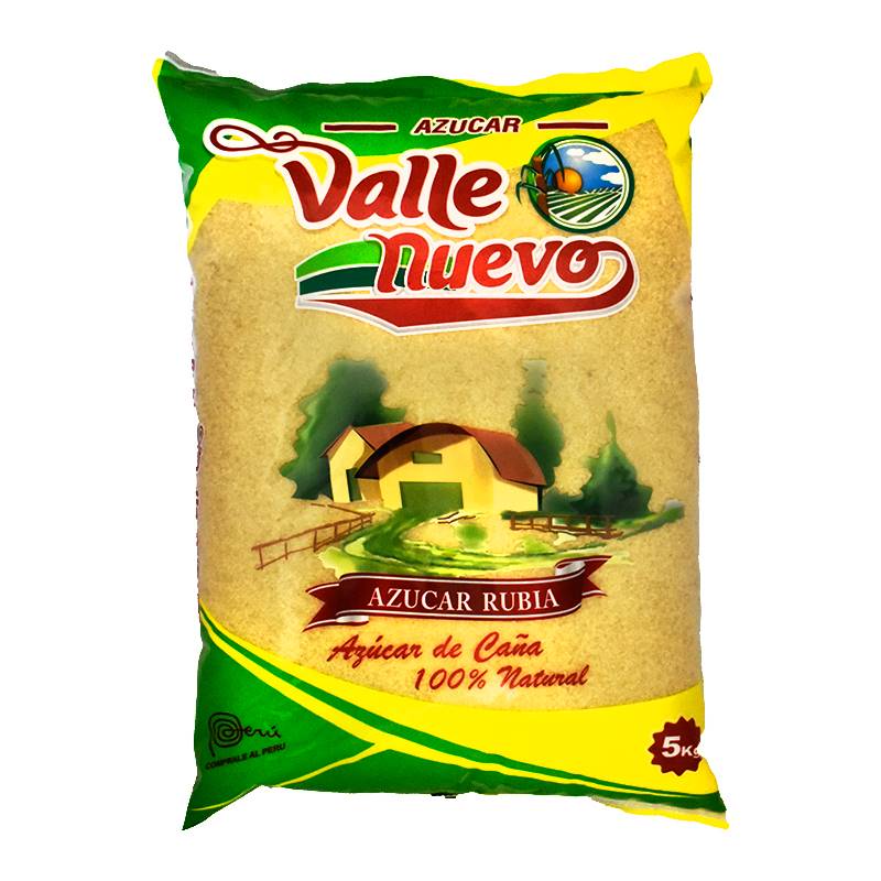 Azúcar Rubia Valle Nuevo Bolsa 5 KG.