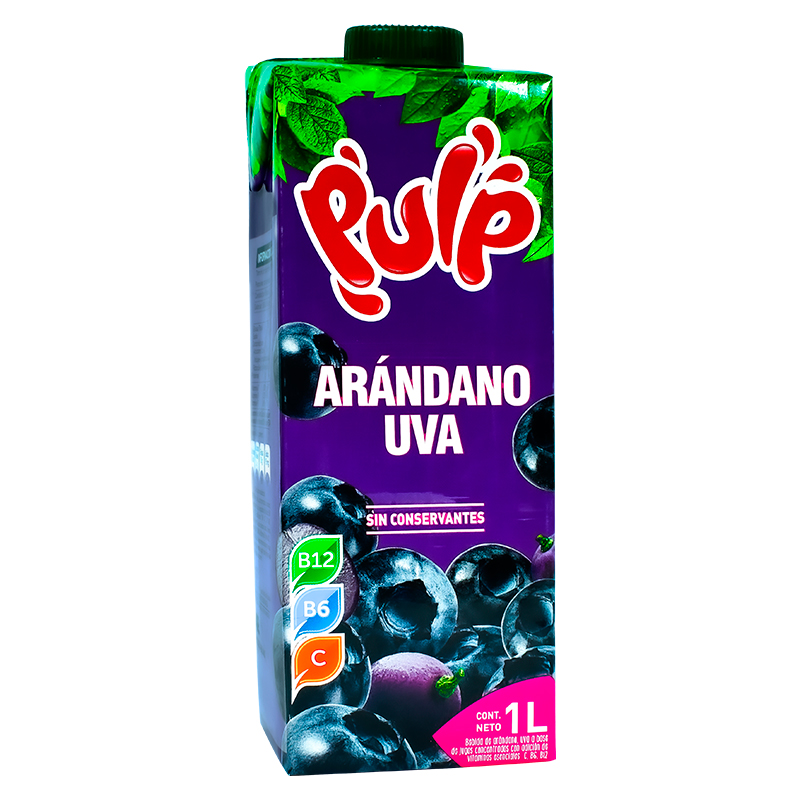 Pulp Marca 0026403 - Néctar Pulp Arándano Caja 1 L