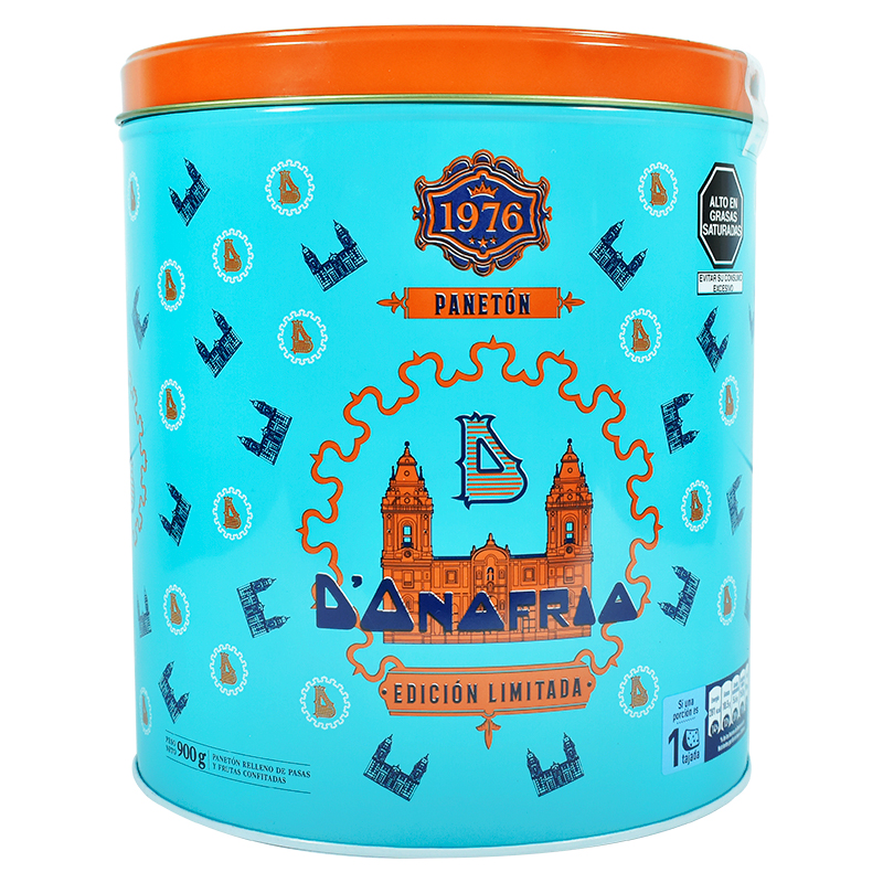 0000018 - Panetón Donofrio Lata 900 g
