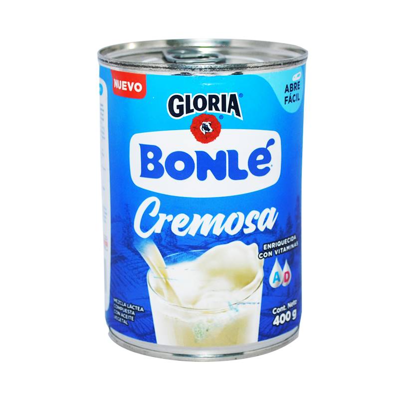 0023821 - Leche Cremosa Bonlé Gloria Lata 400 g.